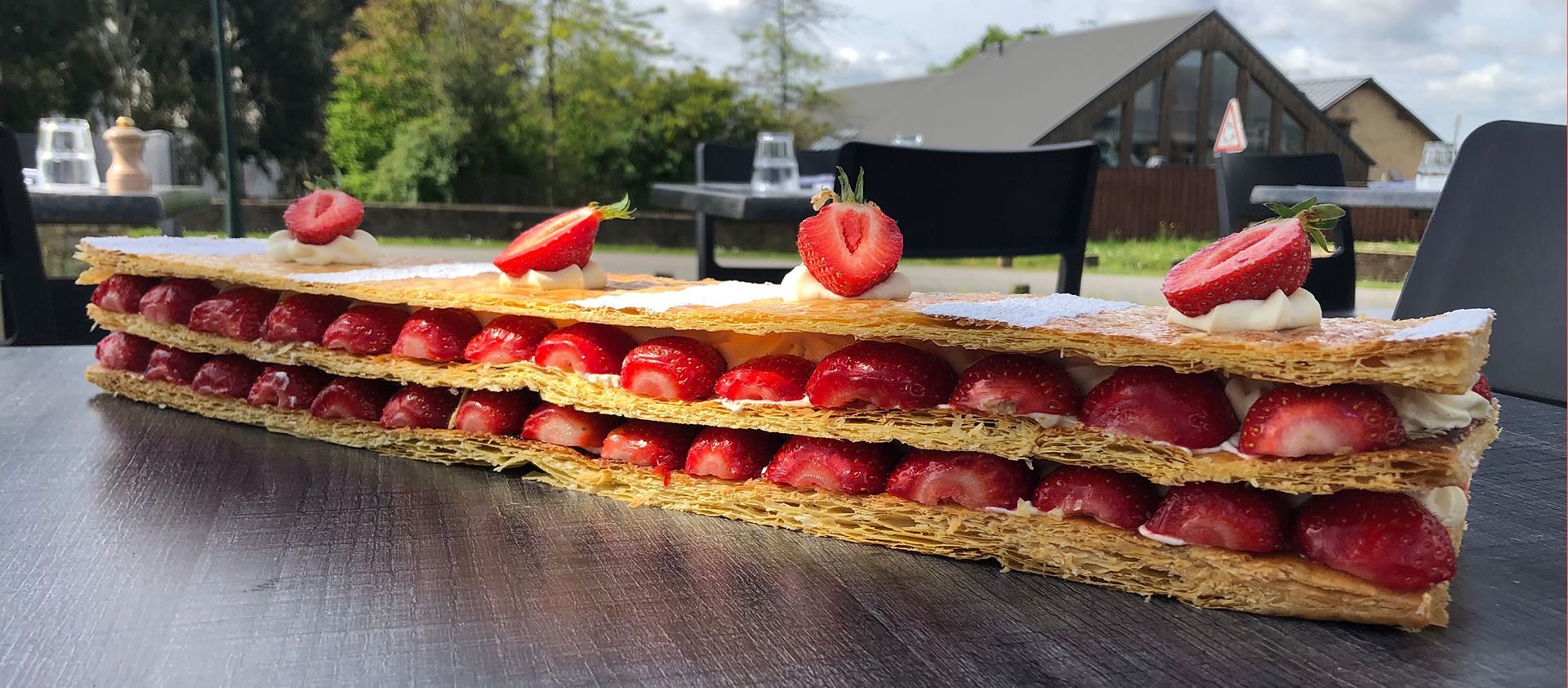 Mille feuilles de fraise